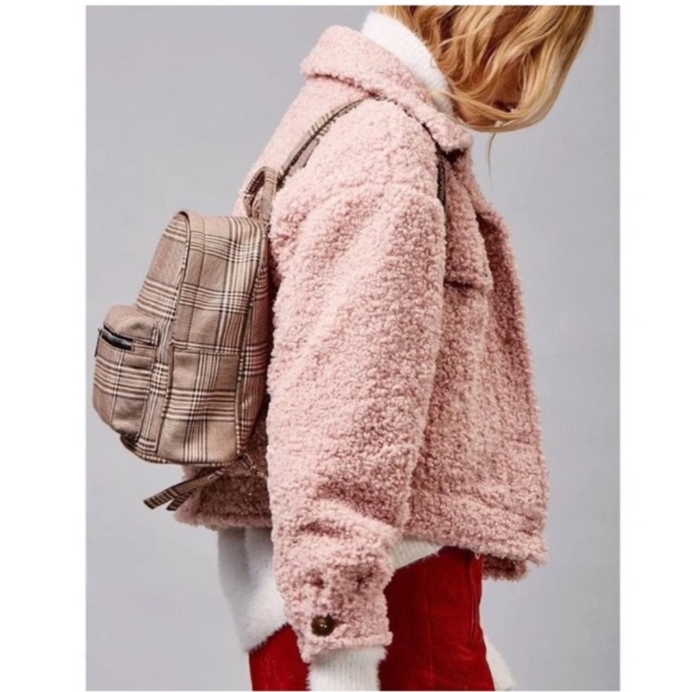 Forever 21 Premium Teddy button up Jacket